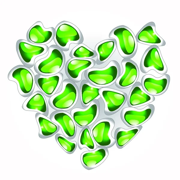 Εικονίδιο Καρδιάς Απλά Διανυσματική Απεικόνιση — Διανυσματικό Αρχείο