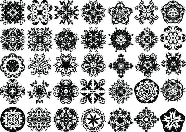 Sélection Symboles Abstraits — Image vectorielle