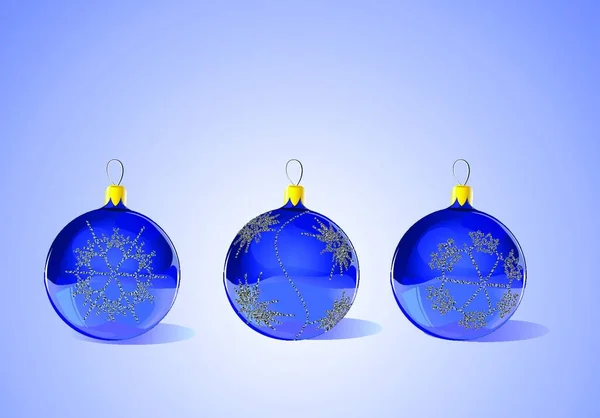 Enfeites Árvore Natal Cada Item Separado Escalável Pronto Para Promoções — Vetor de Stock