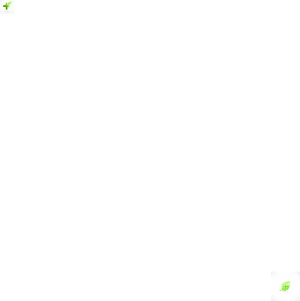 Logo Stile Sano Verde Sfondo Bianco — Vettoriale Stock
