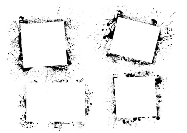 带复制空间的黑色墨盒边框 — 图库矢量图片