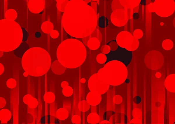 Esta Ilustración Vectorial Fondo Abstracto Rojo Estilizado Luces Brillantes Party — Vector de stock