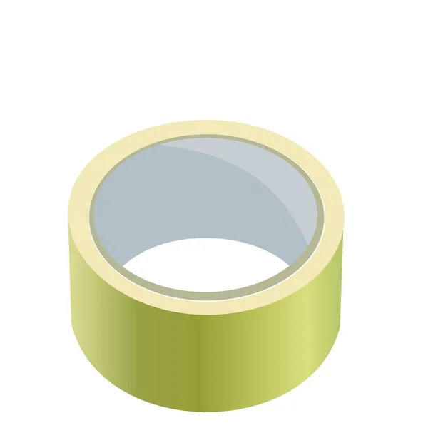 Realistic Illustration Adhesive Tape Vector — Stock Vector