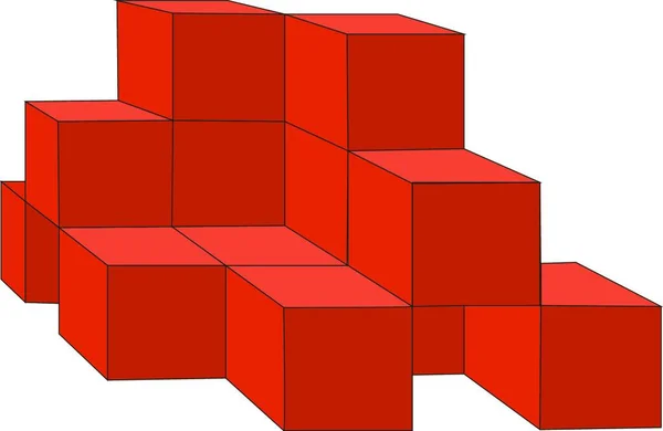 Кубики Цвете — стоковый вектор