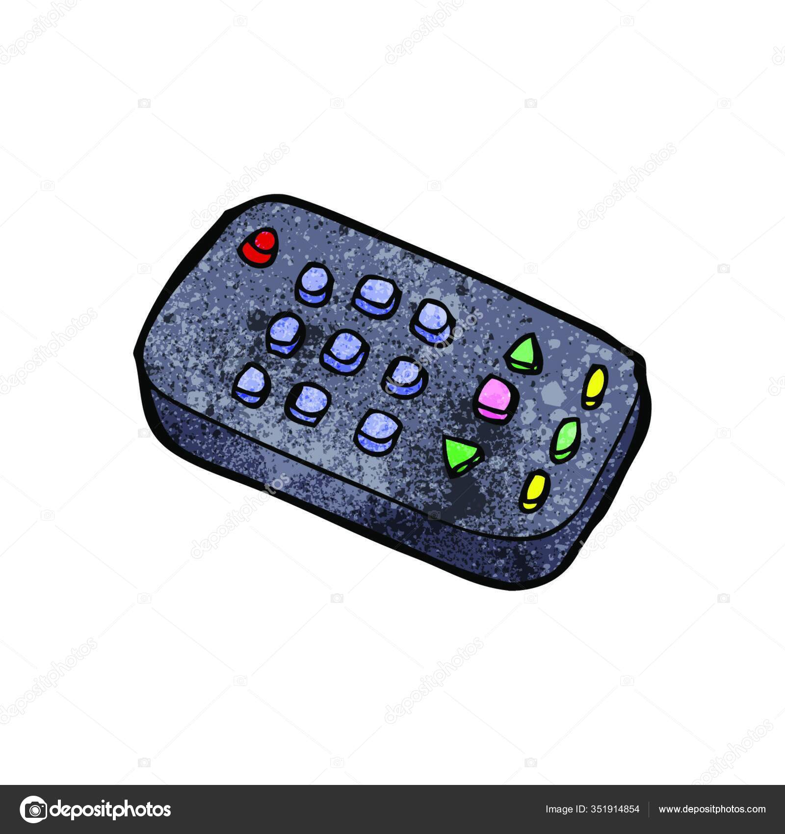 Remote Control Cartoon Stock Vector