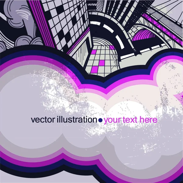 Vector Illustration Colorful Circles Fantasy Construction Eps10 Royalty Free Stock Vectors