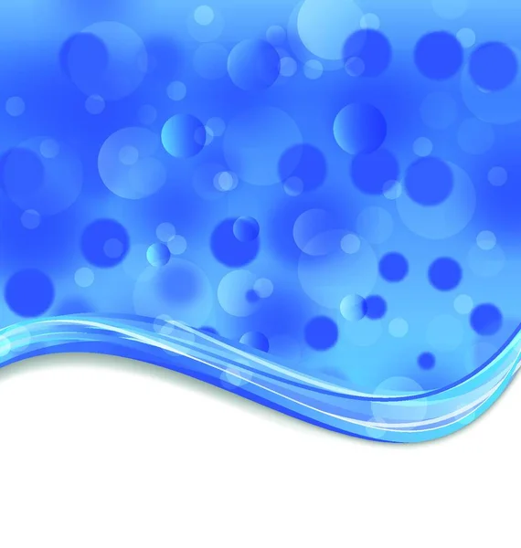 Αφηρημένες Μπλε Υπόβαθρο Εικόνα Ελαφριά Επίδραση Διάνυσμα — Διανυσματικό Αρχείο