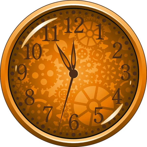 Hora Horas Reloj Reloj — Vector de stock