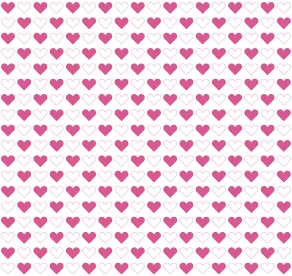 Bezproblémové Hezké Pozadí Srdce Podrobnosti Jemných Barvách Pro Valentine Lásky — Stockový vektor