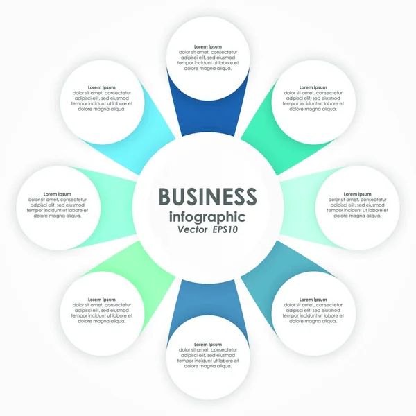 Vektor Illustration Der Informationsgrafik Für Geschäftskonzepte Für Teamarbeit — Stockvektor