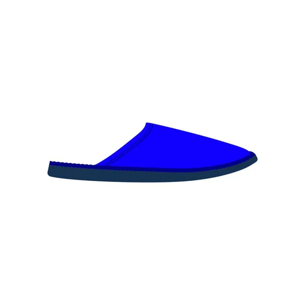 Icona Delle Pantofole Design Colori Piatti Illustrazione Vettoriale — Vettoriale Stock