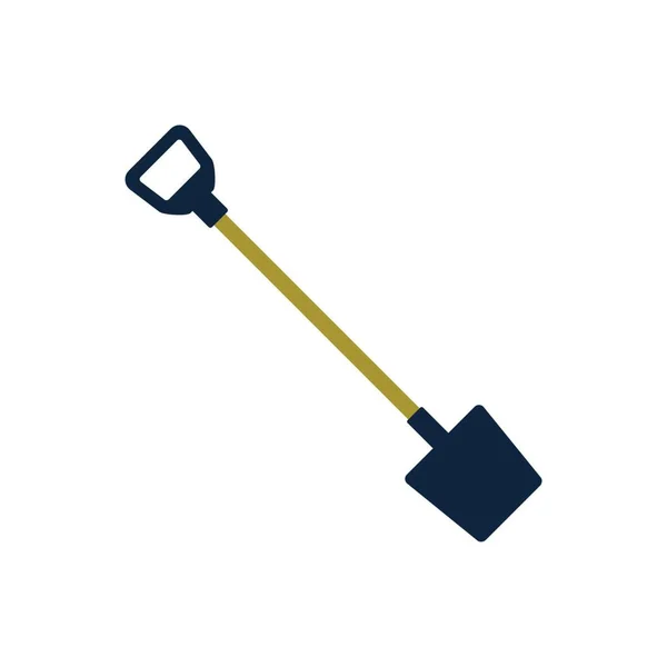 Shovel Icon 平面色彩设计 病媒图解 — 图库矢量图片