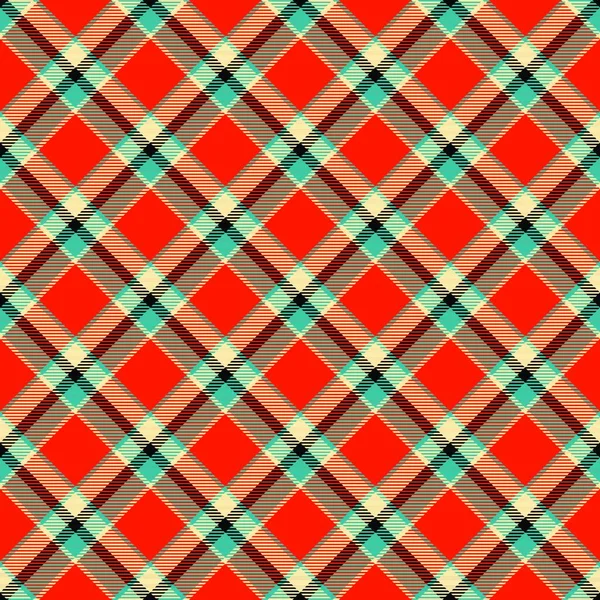 Set Van Naadloze Tartan Patroon — Stockvector