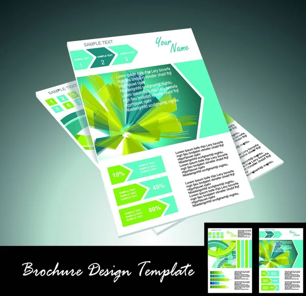 Brochure Ontwerpelement Vector Illustartion — Stockvector