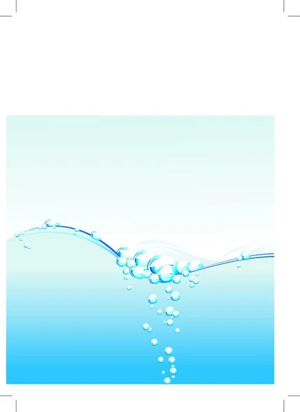 Water Drops Vector Background — Stock Vector