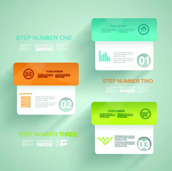 Modern Minimalistisk Infographics Banner Vektorillustration — Stock vektor