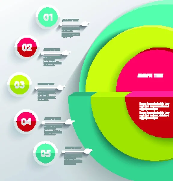 Infographic Kan Gebruikt Worden Voor Nummeropties Workflow Layout Diagram Webdesign — Stockvector