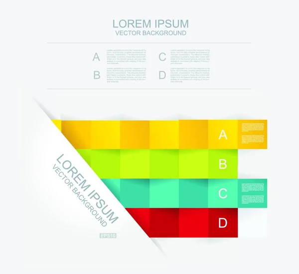 Illustrazione Astratta Vettoriale Infografica Può Essere Utilizzato Layout Del Flusso — Vettoriale Stock