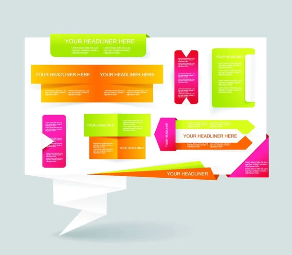 Conjunto Moderno Elementos Vetoriais Infográficos Negócios —  Vetores de Stock