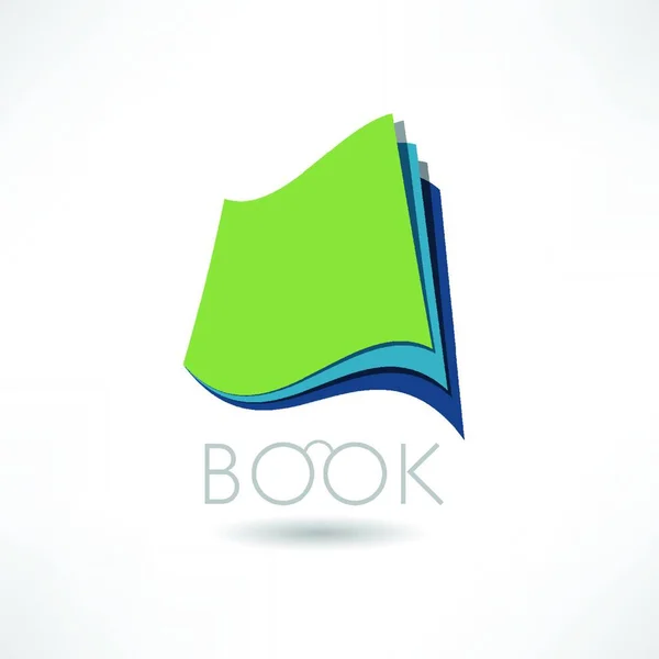 Kennisboek Abstract Icoon — Stockvector