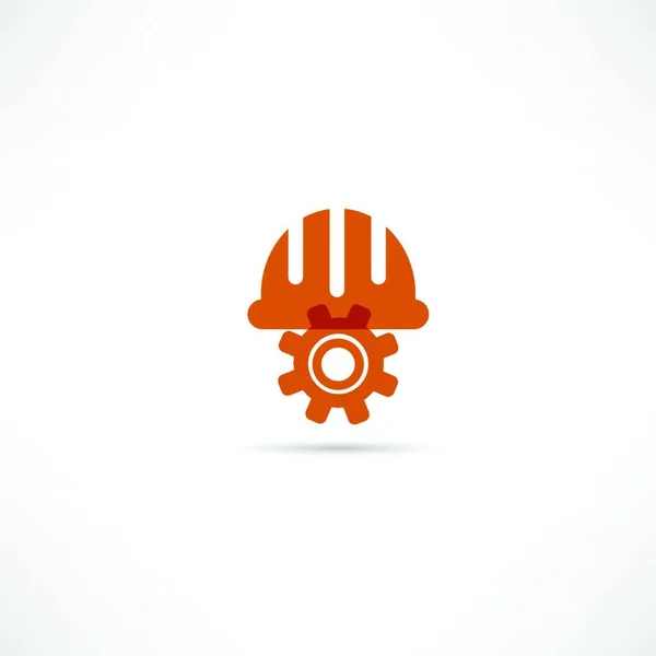 Orange Setting Buttons Icon — Stock Vector