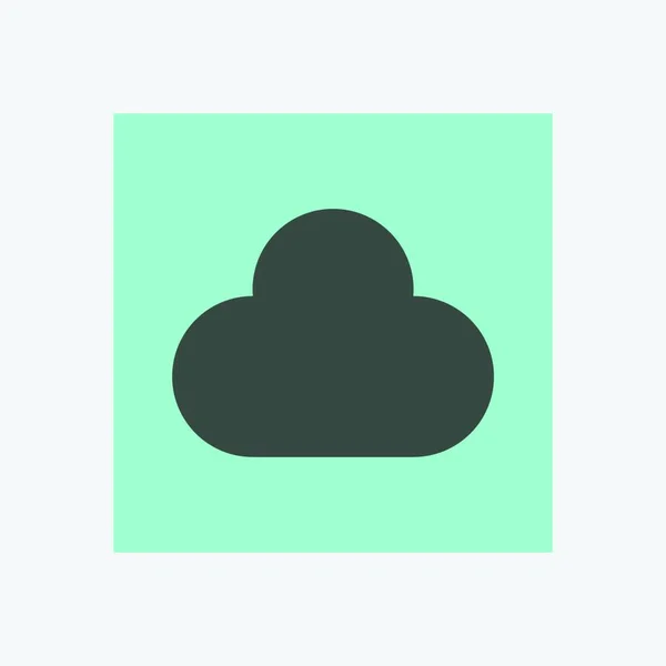 Όμορφο Φυσικό Τοπίο Σύννεφα — Διανυσματικό Αρχείο