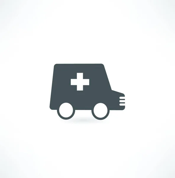 Icono Del Vector Ambulancia — Vector de stock