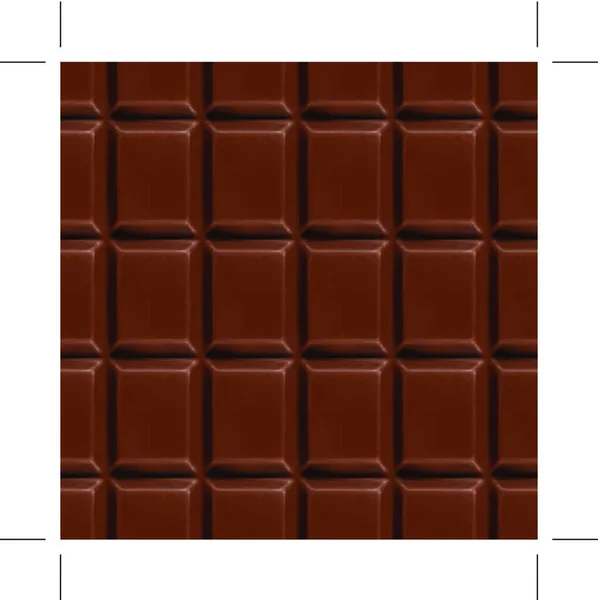 チョコレートのベクトルのシームレスな背景 — ストックベクタ