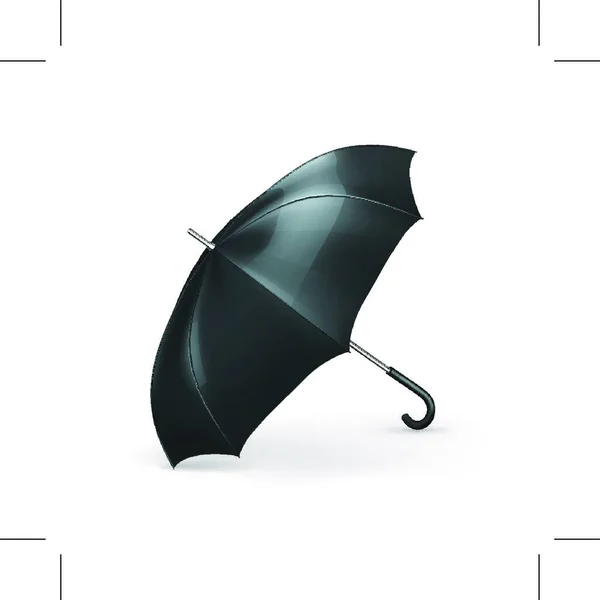 Paraplu Vectorillustratie Geïsoleerd Witte Achtergrond — Stockvector
