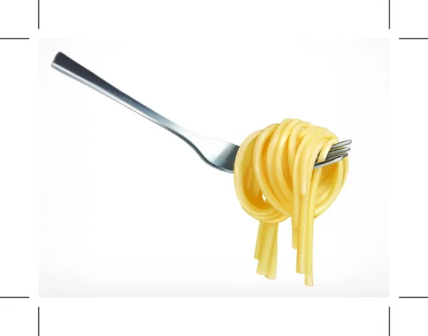 Pasta Hintergrund Food Konzept — Stockvektor