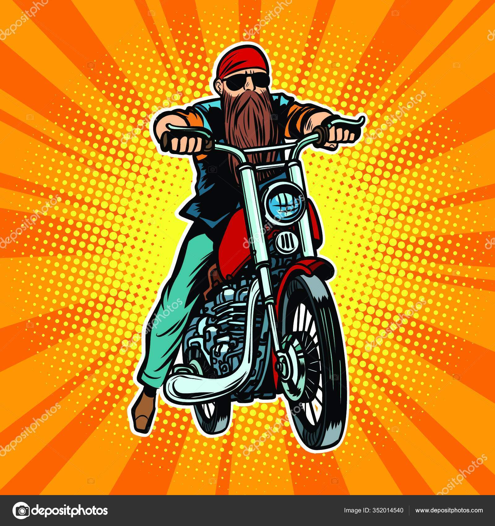 Vetores de Motoqueiros Andando De Moto Ilustração Em Vetor Dos Desenhos  Animados e mais imagens de Homens - iStock