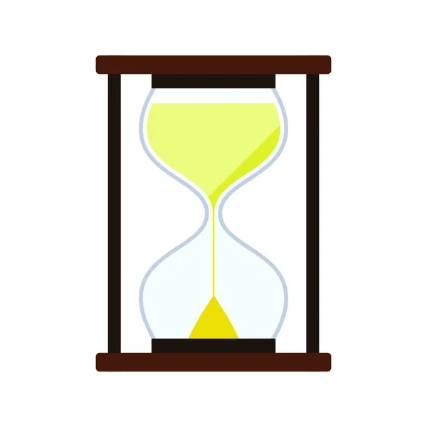 Hourglass Icon Flat Color Design Startup Series Vector Illustration — Stock Vector