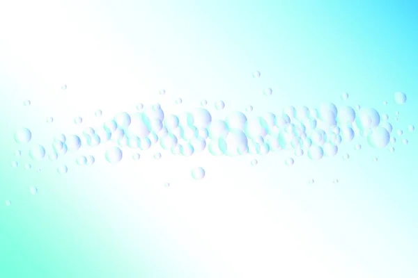 Bulles Air Sur Fond Type Eau — Image vectorielle