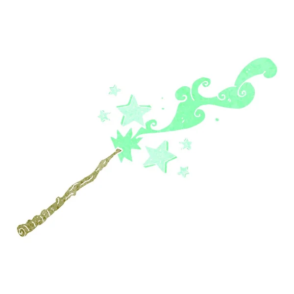 Magic Wand Casting Spell — Stock Vector