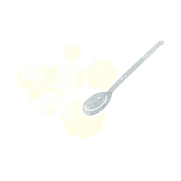 Morceaux Sucre Dessin Animé Illustration Sur Fond Blanc — Image vectorielle