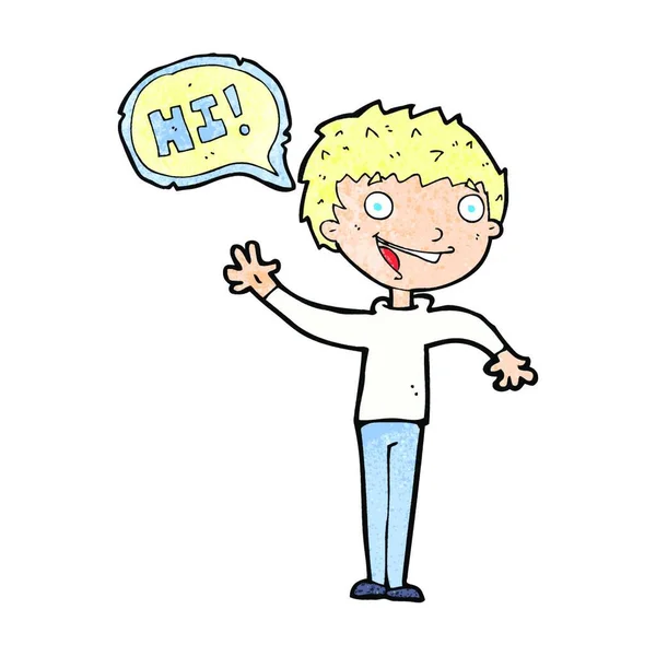 Cartoon boy saying hi Vector Art Stock Images | Depositphotos Cartoon boy saying hi Vector Art Stock Images | Depositphotos