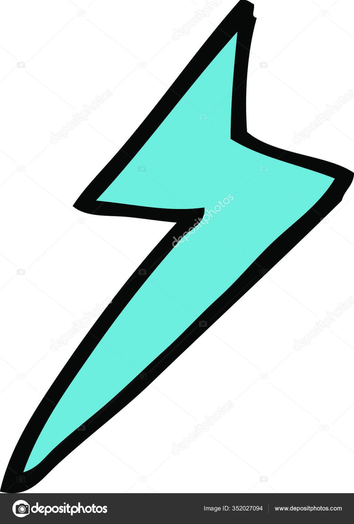 Cartoon Lightning Bolt Symbol Stock Vector Image by ©PantherMediaSeller