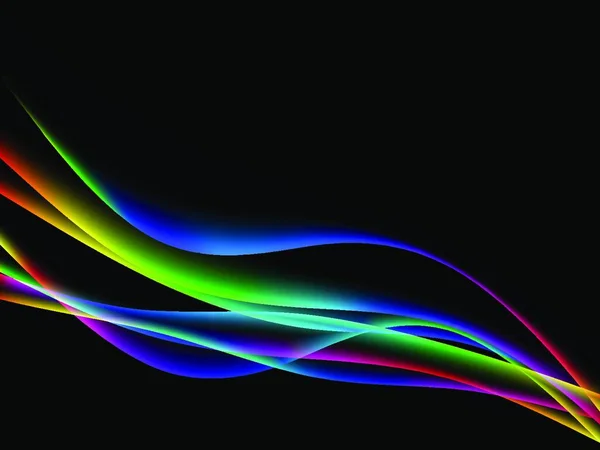 Динамічний Потік Стилізовані Хвилі Вектор Енергетичні Хвилі Eps10 Прозорістю Сіткою — стоковий вектор