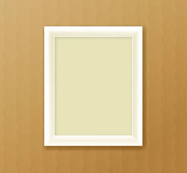纸板背景上的纸框 — 图库矢量图片