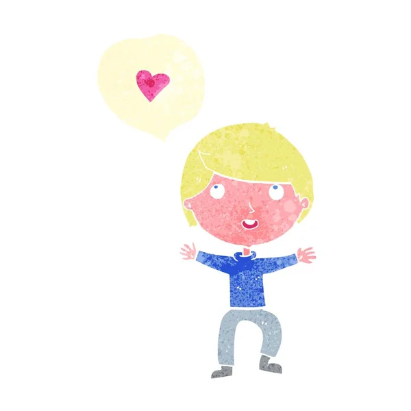 Cartoon Mens Liefde — Stockvector