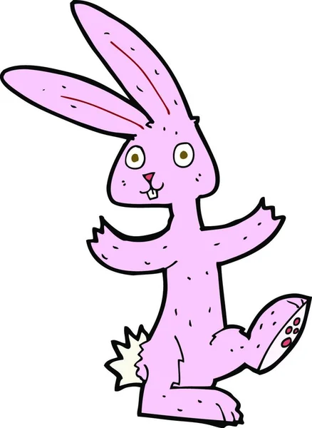 Conejo Dibujos Animados Ilustración Vectores — Vector de stock
