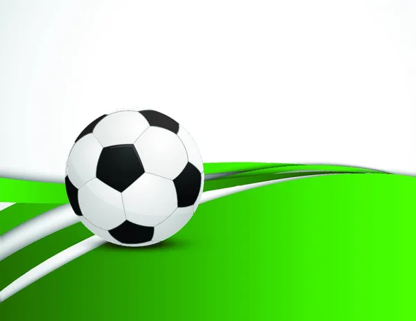 Scénický Pohled Koncept Fotbalového Sportu — Stockový vektor