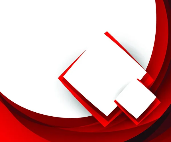 Κόκκινο Φυλλάδιο Τετράγωνα — Διανυσματικό Αρχείο