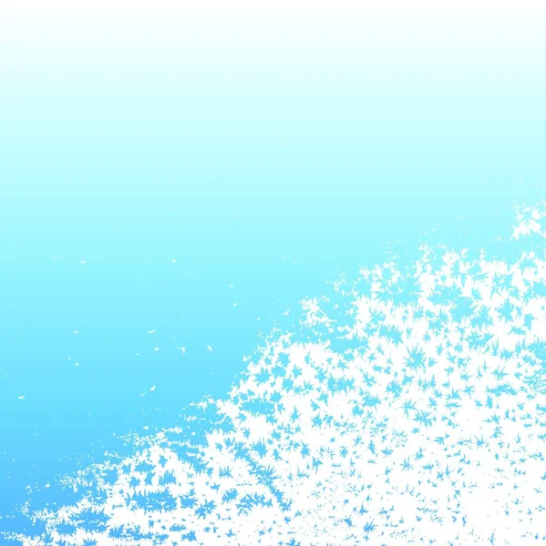 Fondo Navidad Abstracto Con Copos Nieve Ilustración Vectorial — Archivo Imágenes Vectoriales