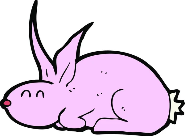 Conejo Dibujos Animados Ilustración Vectores — Vector de stock