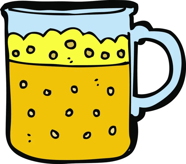 Cartoon Mug Beer — Stock Vector