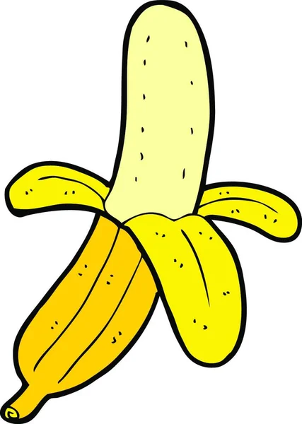 卡通香蕉 白色背景图解 — 图库矢量图片