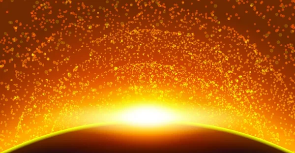 Kosmiczne Tło Nieba Kosmiczna Apokalipsa Kataklizm Tło Galaktyce Ilustracja Wektor — Wektor stockowy