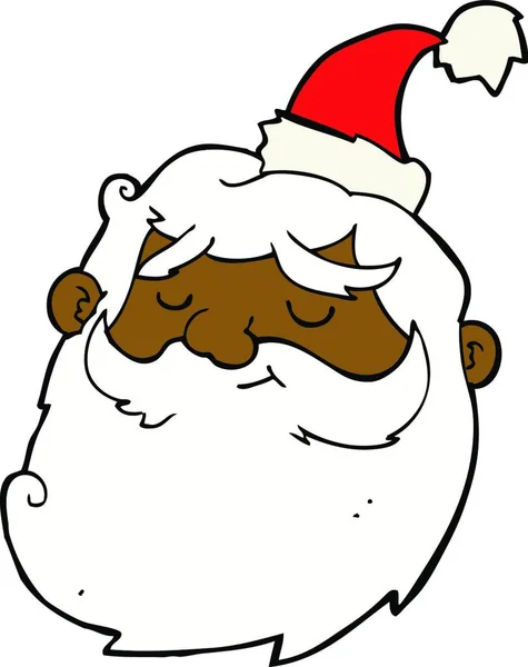 Dibujos Animados Santa Claus Aislado Blanco — Vector de stock