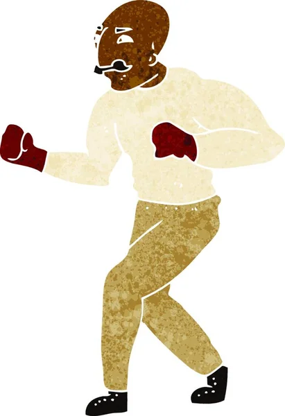 Cartoon Boxer Illustration Auf Weißem Hintergrund — Stockvektor